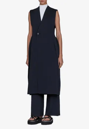 Milan V-neck Long Vest