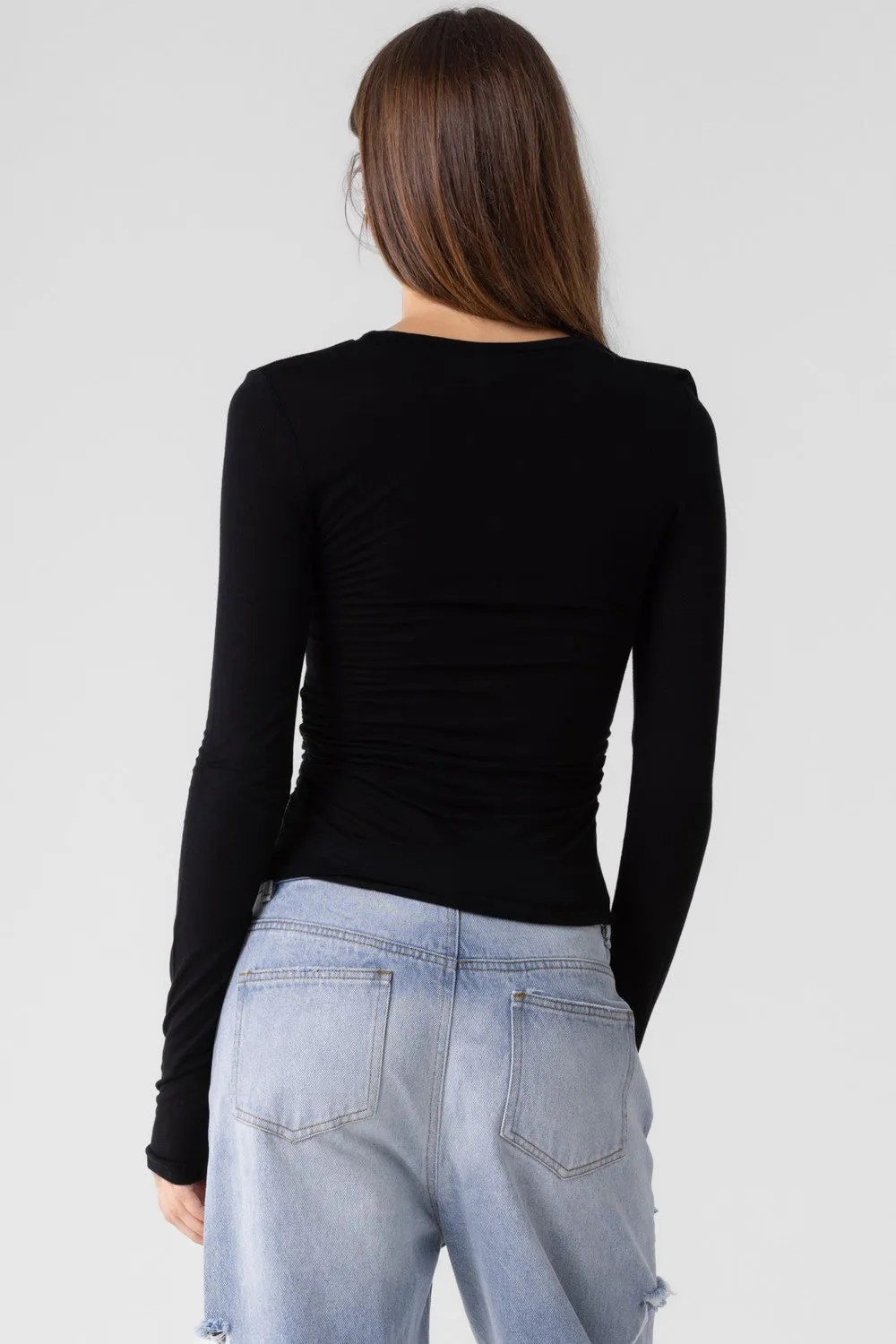 Milo Long Sleeve in Black