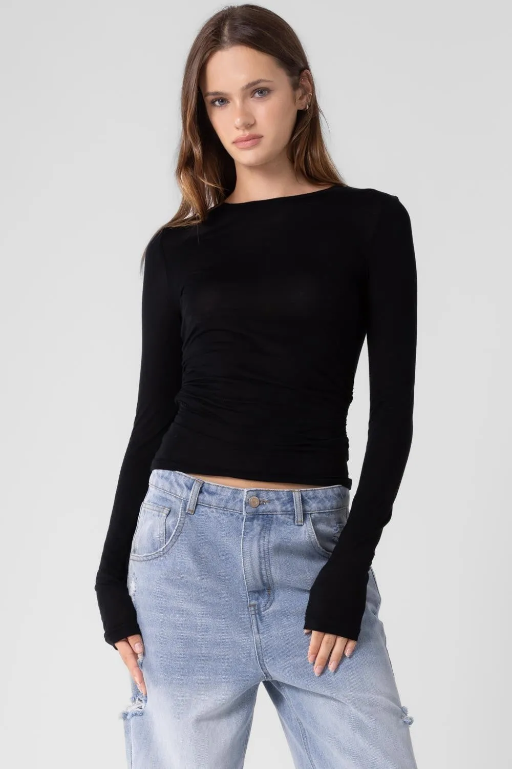 Milo Long Sleeve in Black