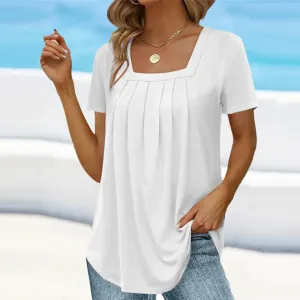 Mindy - Chic Pleated Top