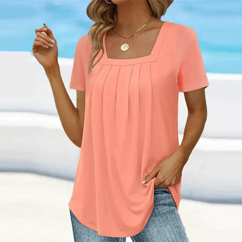 Mindy - Chic Pleated Top