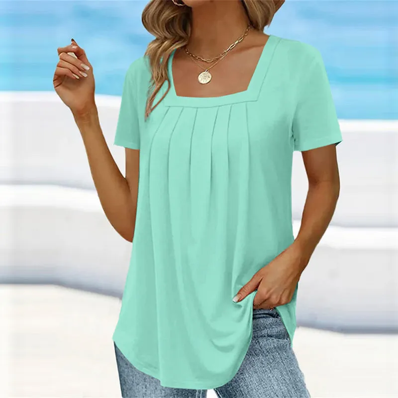Mindy - Chic Pleated Top