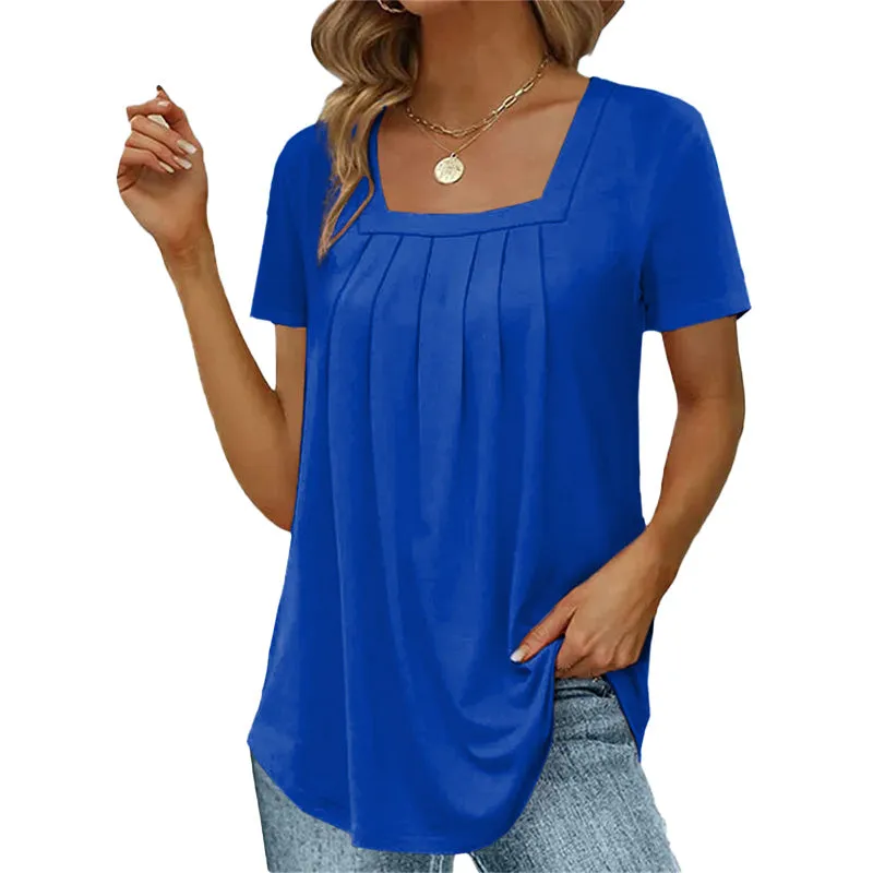 Mindy - Chic Pleated Top