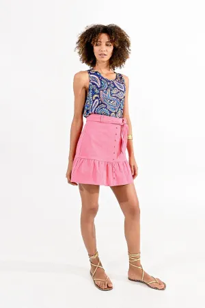 MINI SKIRT WITH RUFFLE