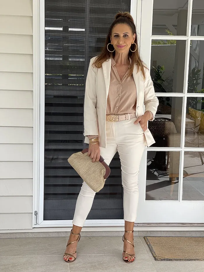 Missy Blouse - Nude
