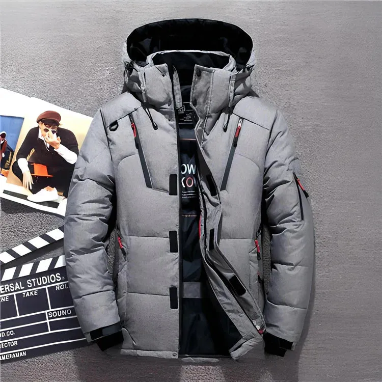 Modern hooded winter jacket, Mayo