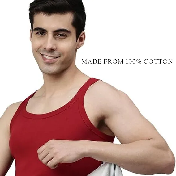 Molten Creek® 6X Pack Mens Vests Classic Sports 100% Cotton Tank Tops Summer Training Gym Sports Sleeveless Casual Undershirts S-2XL