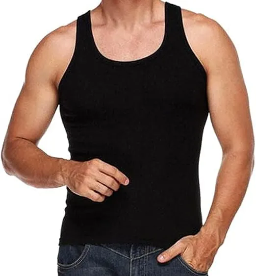 Molten Creek® 6X Pack Mens Vests Classic Sports 100% Cotton Tank Tops Summer Training Gym Sports Sleeveless Casual Undershirts S-2XL