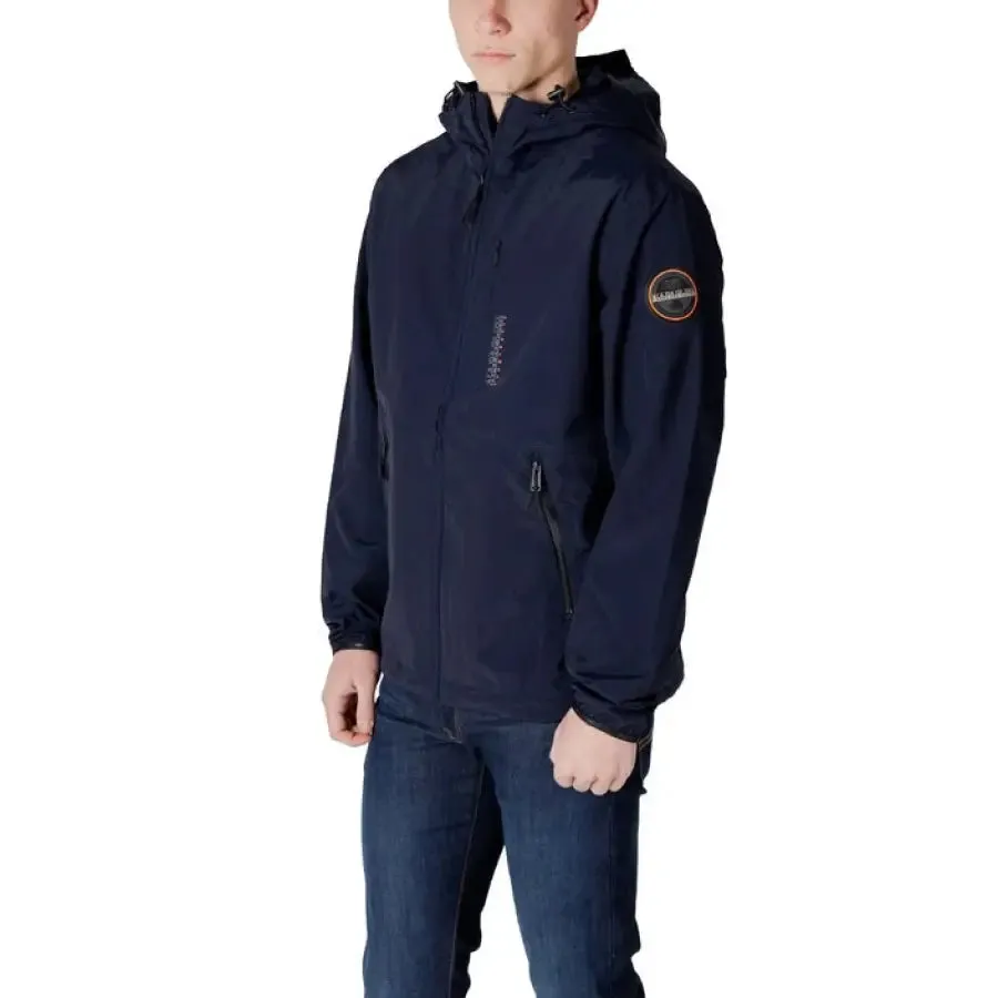 Navy Hooded Jacket