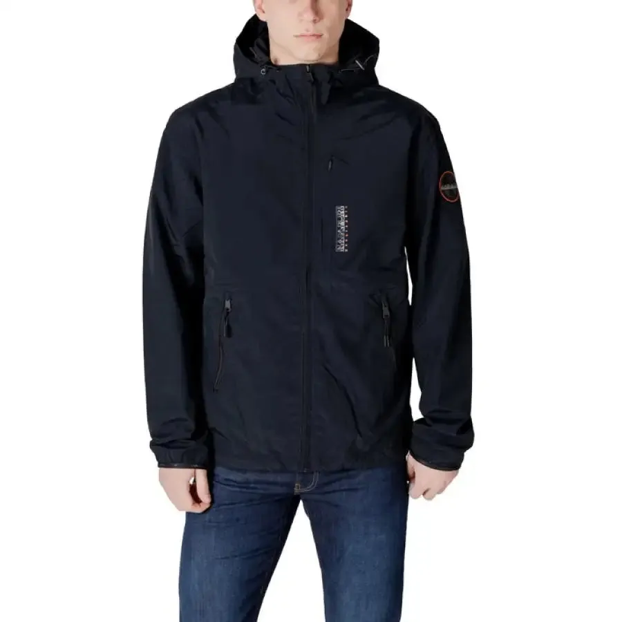 Navy Hooded Jacket