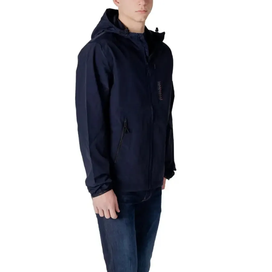 Navy Hooded Jacket