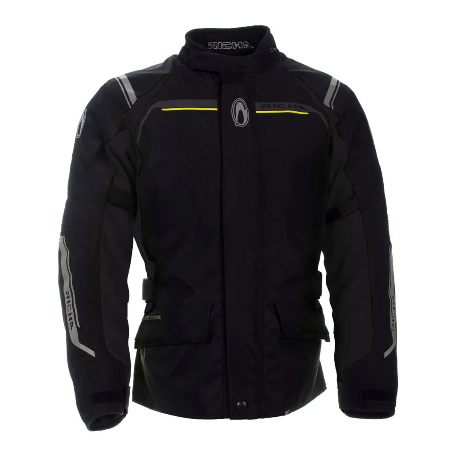New RICHA Storm 2 Jacket Black - Medium #RAJSTORM2JM