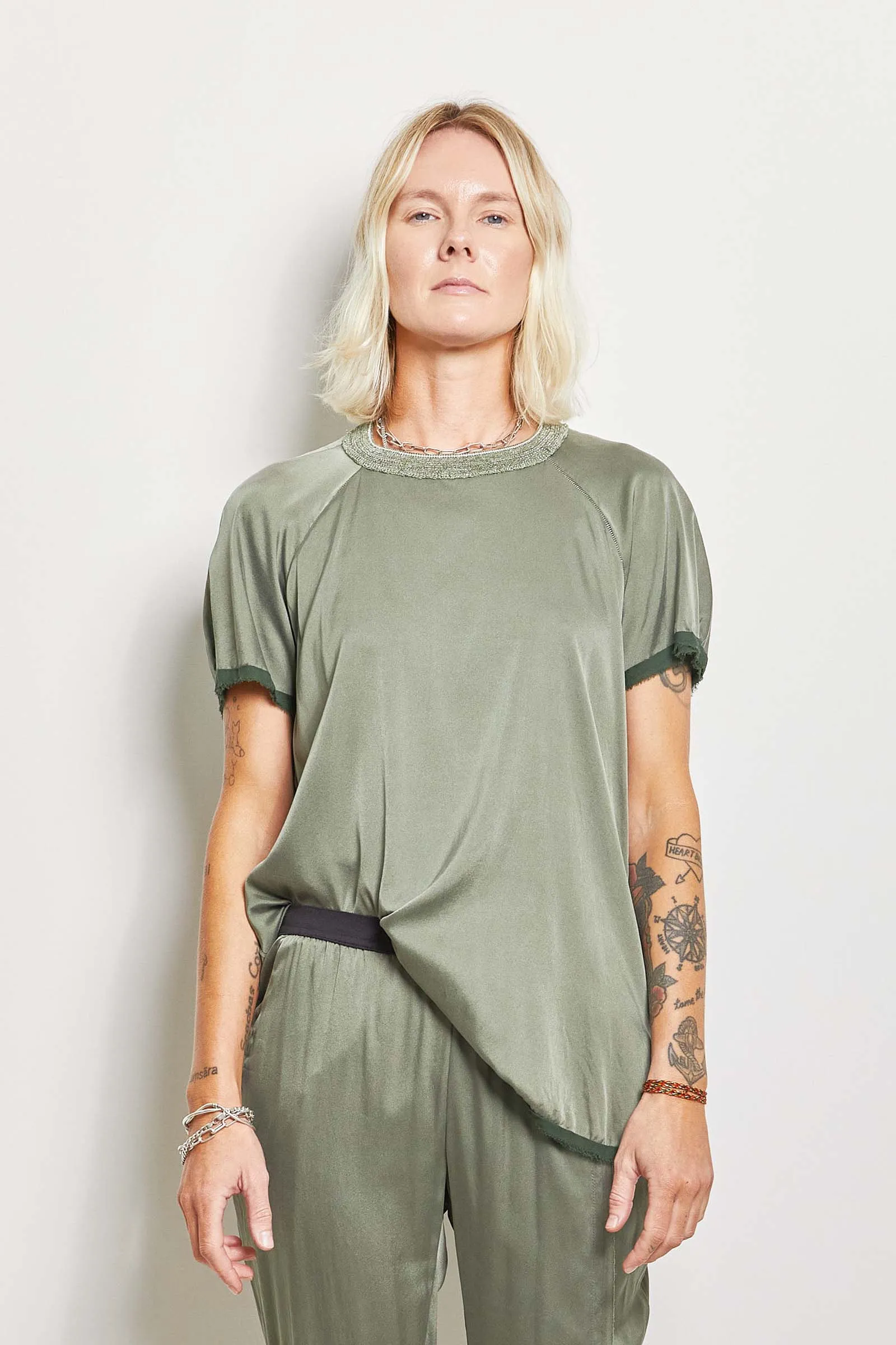 nusun silk raglan tee