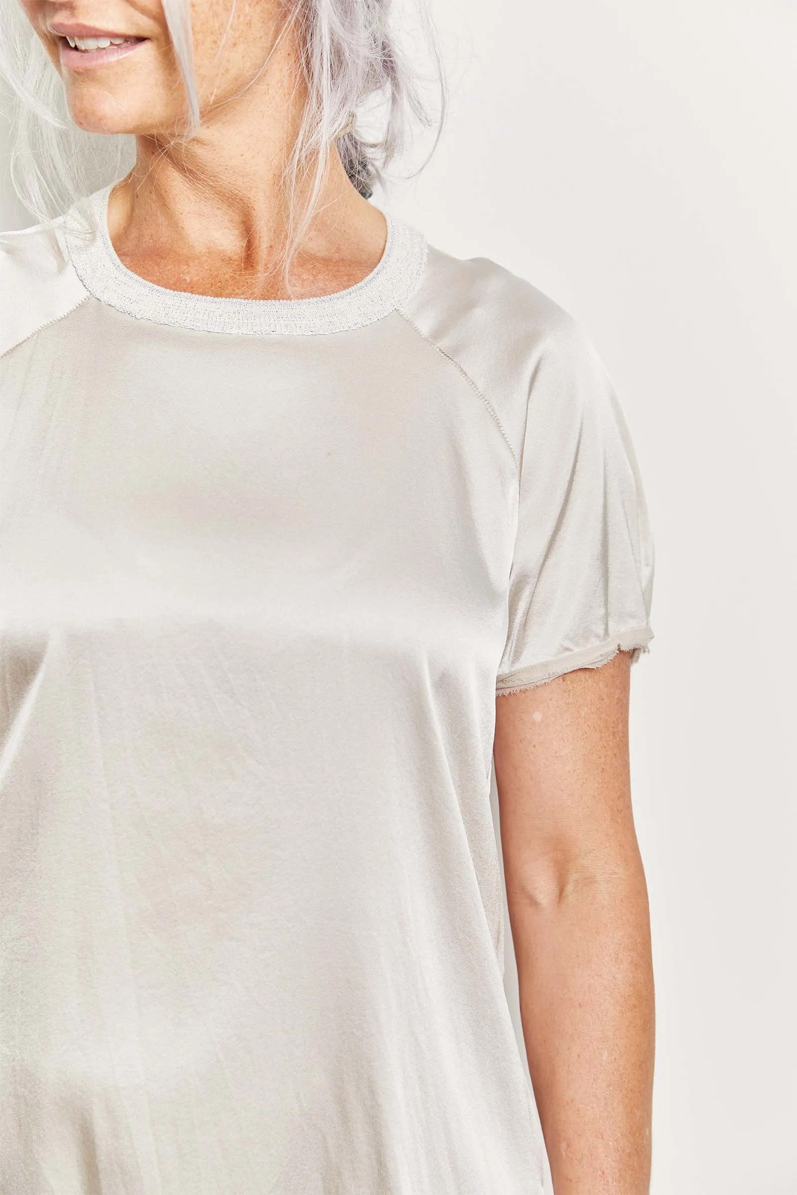 nusun silk raglan tee