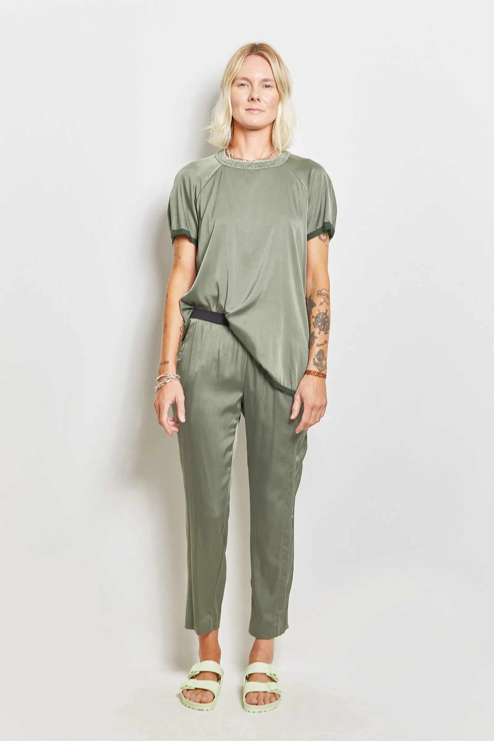 nusun silk raglan tee