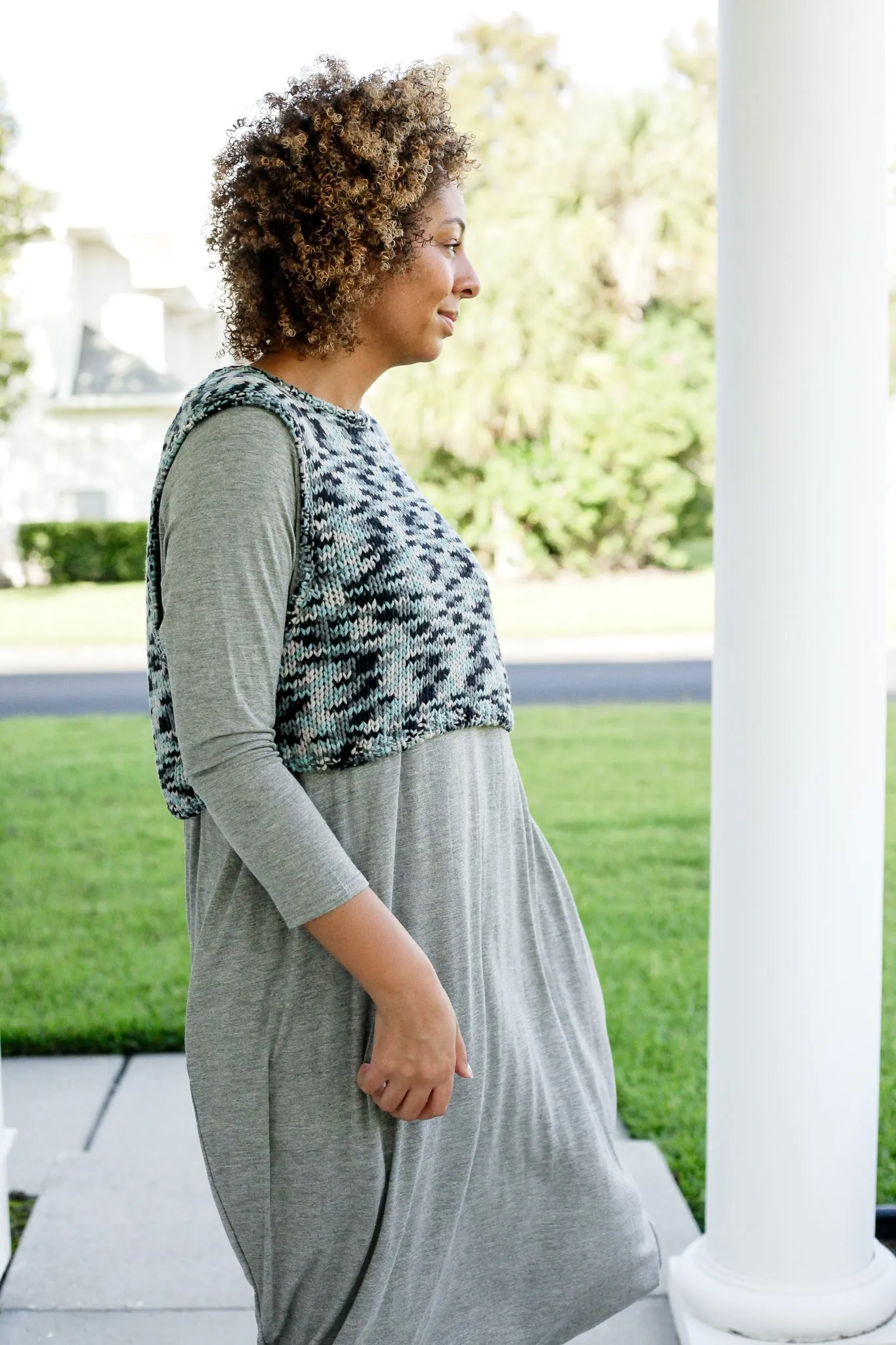 NWT FP Crochet Knit Vest