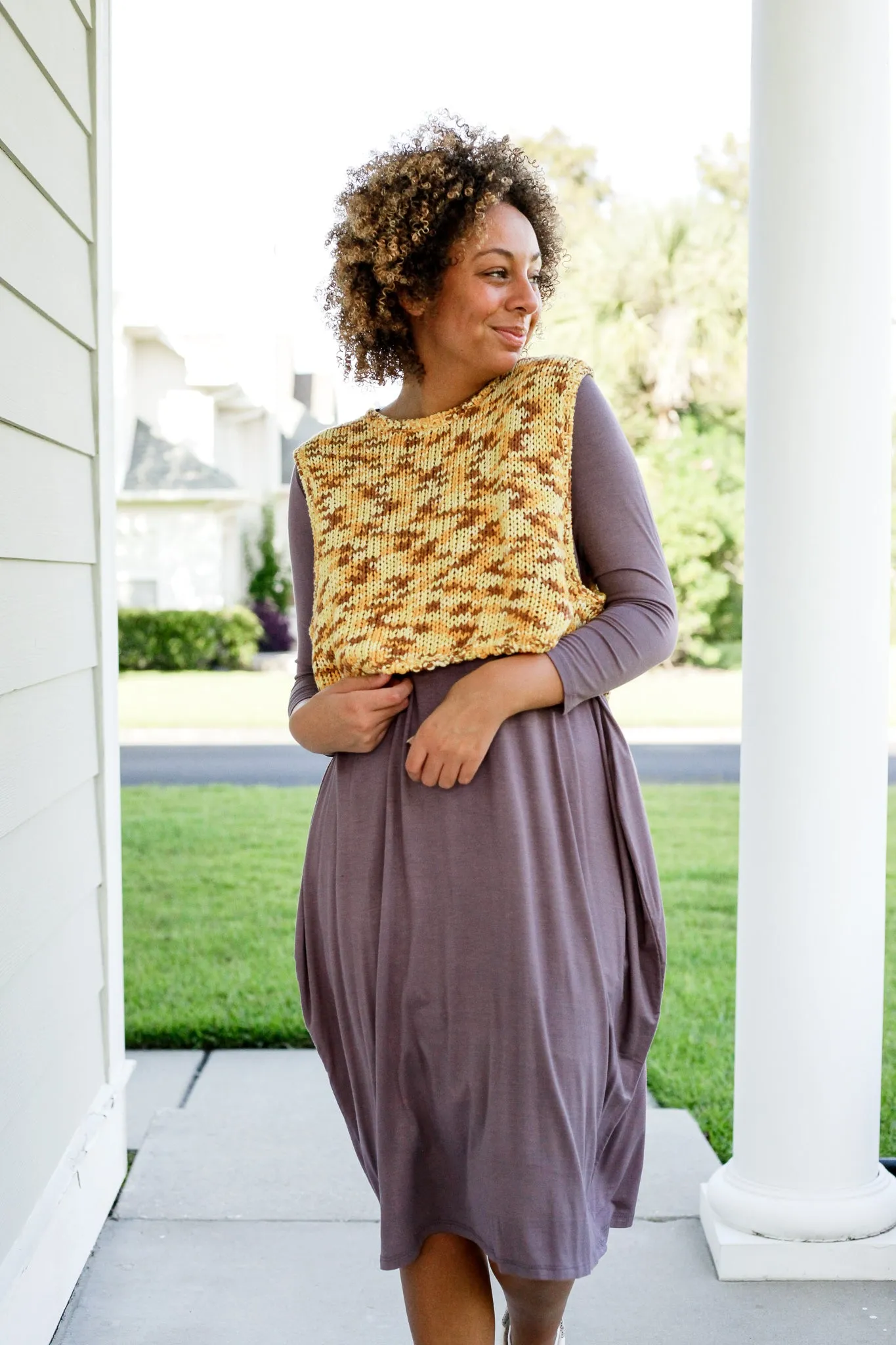 NWT FP Crochet Knit Vest