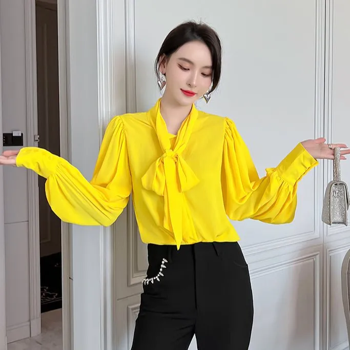 Office Puff Sleeved Blouses