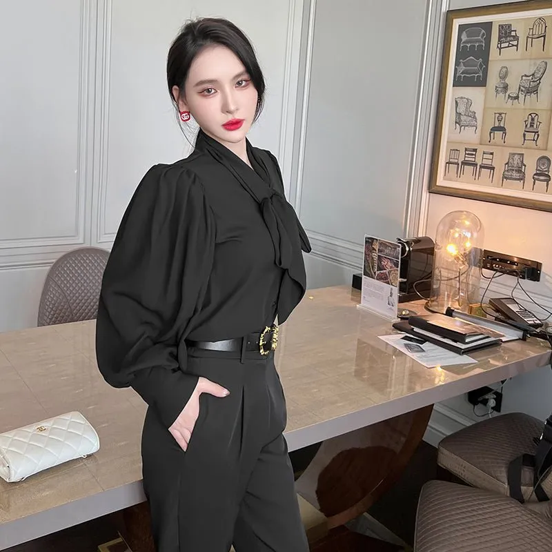 Office Puff Sleeved Blouses