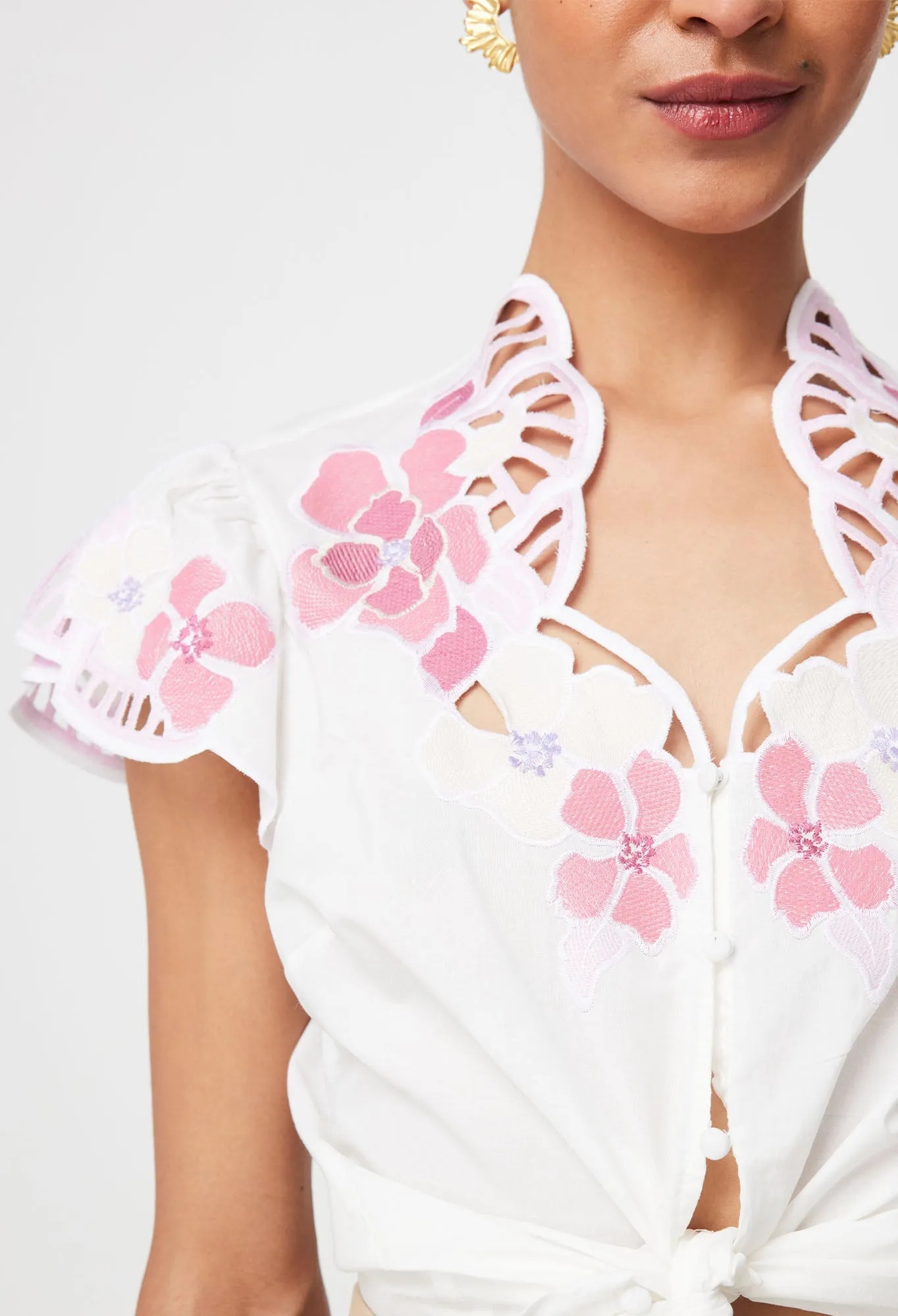 Once Was | Ballou Placement Blouse