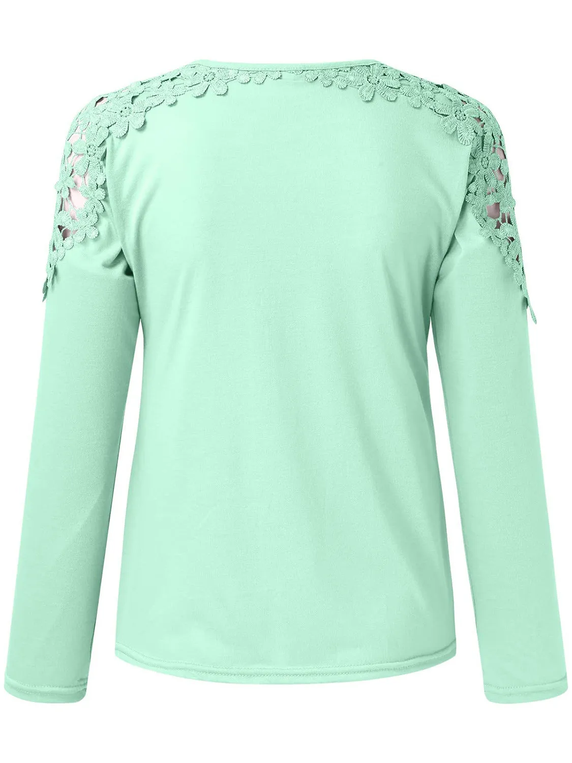 Paige Lace Detail Long Sleeve Top