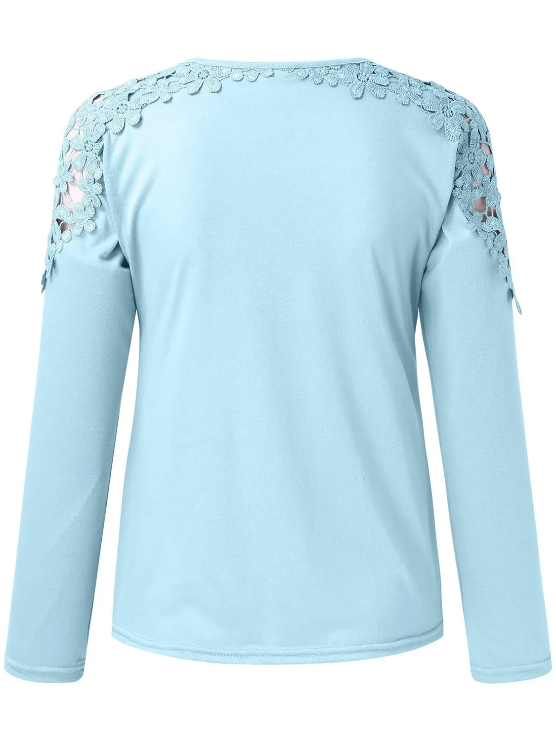 Paige Lace Detail Long Sleeve Top