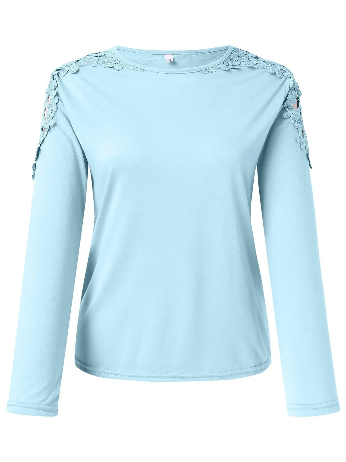 Paige Lace Detail Long Sleeve Top