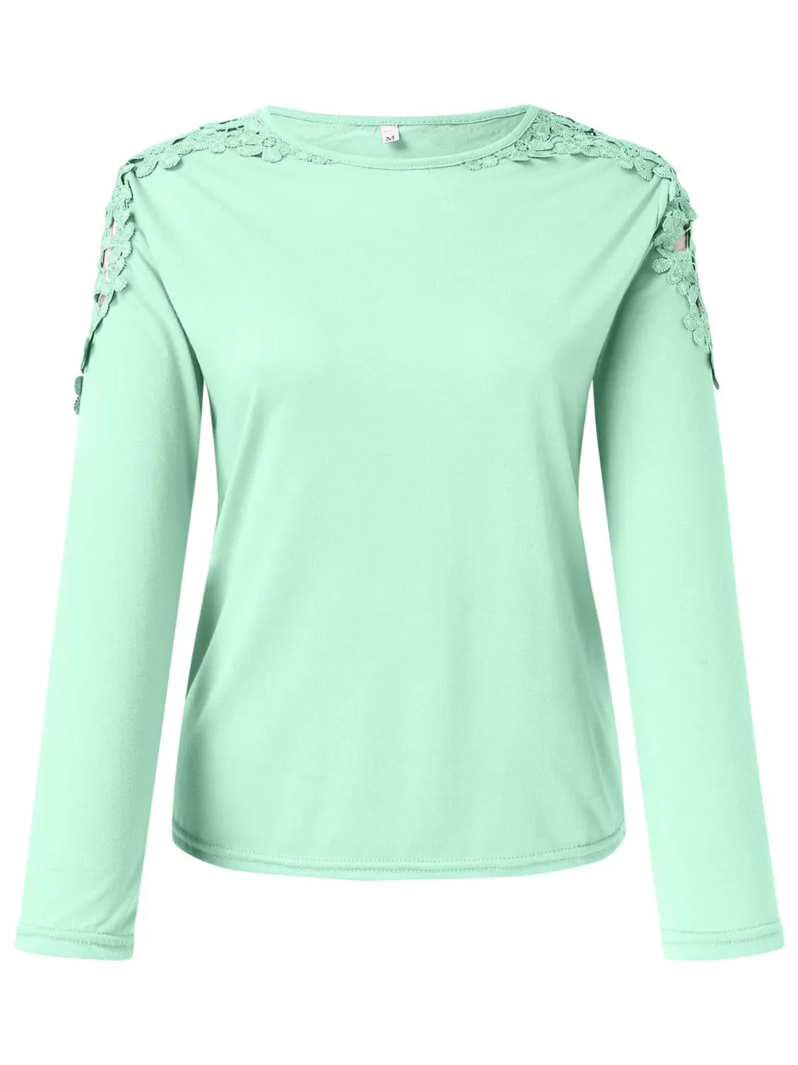 Paige Lace Detail Long Sleeve Top