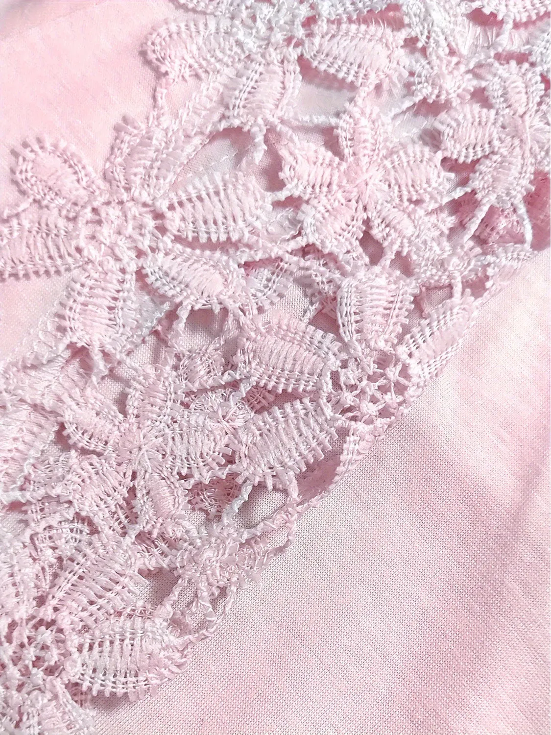 Paige Lace Detail Long Sleeve Top