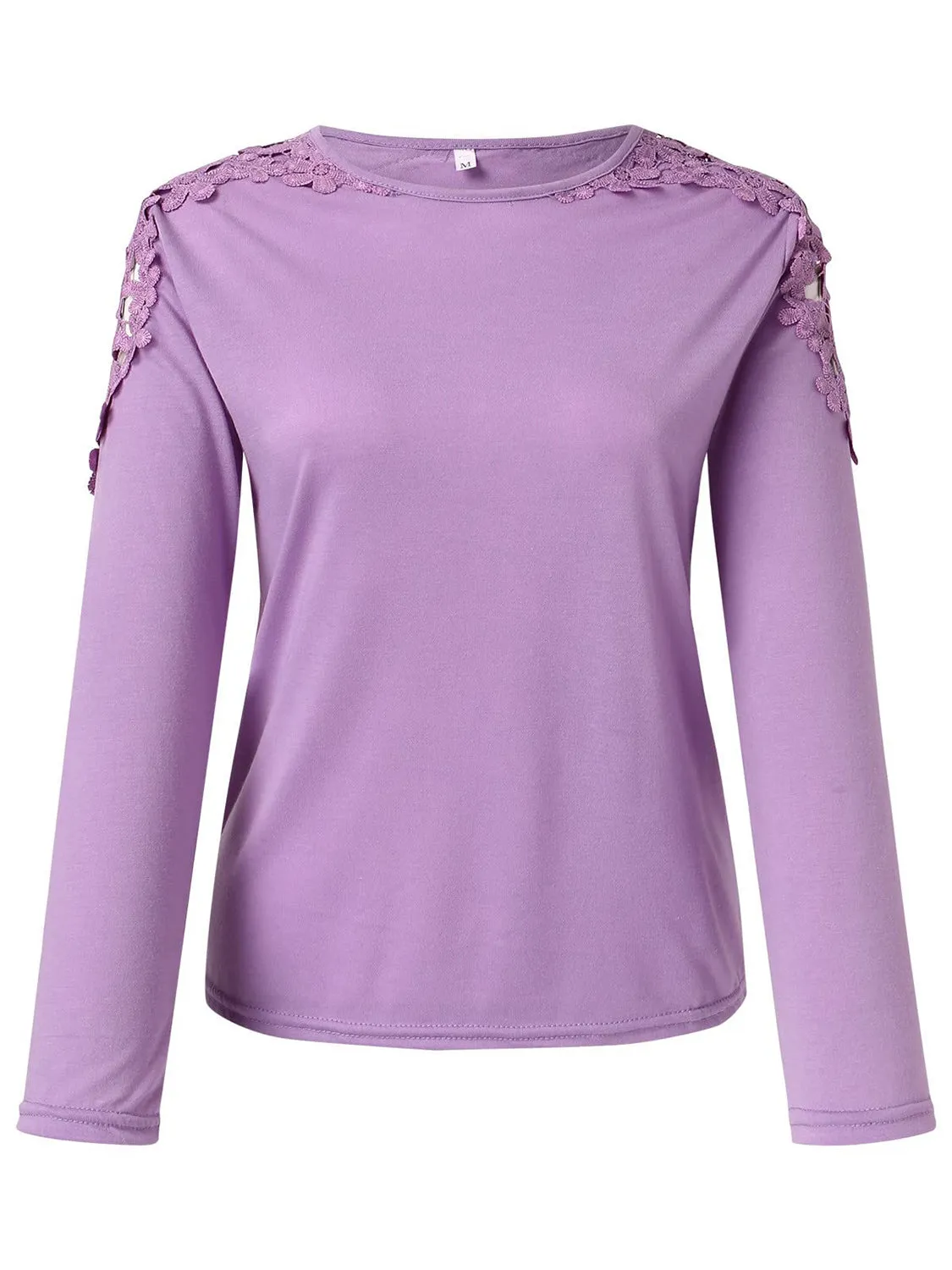 Paige Lace Detail Long Sleeve Top