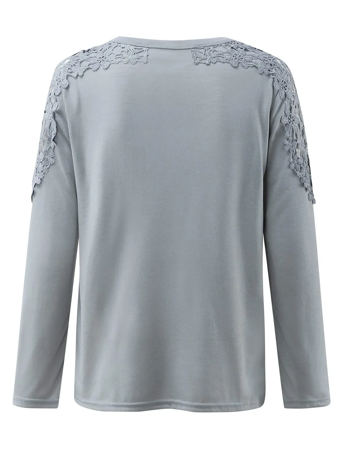 Paige Lace Detail Long Sleeve Top