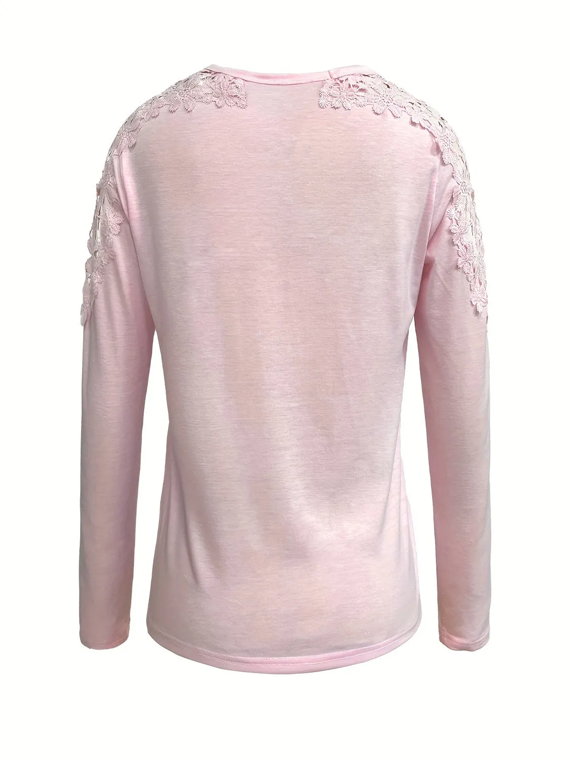 Paige Lace Detail Long Sleeve Top