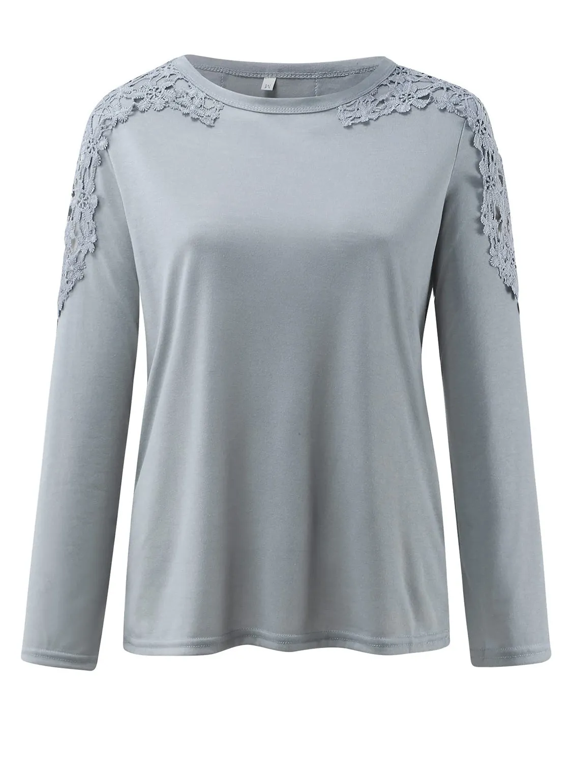 Paige Lace Detail Long Sleeve Top