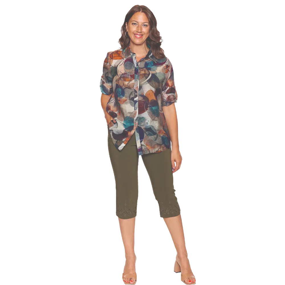 Papa Fashions Top with Leaves