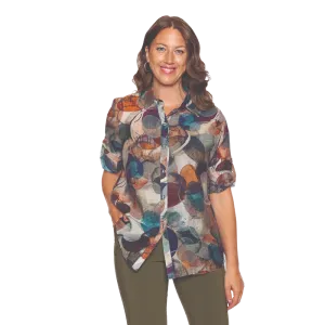 Papa Fashions Top with Leaves
