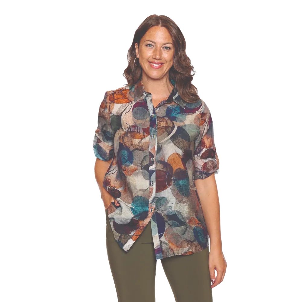 Papa Fashions Top with Leaves