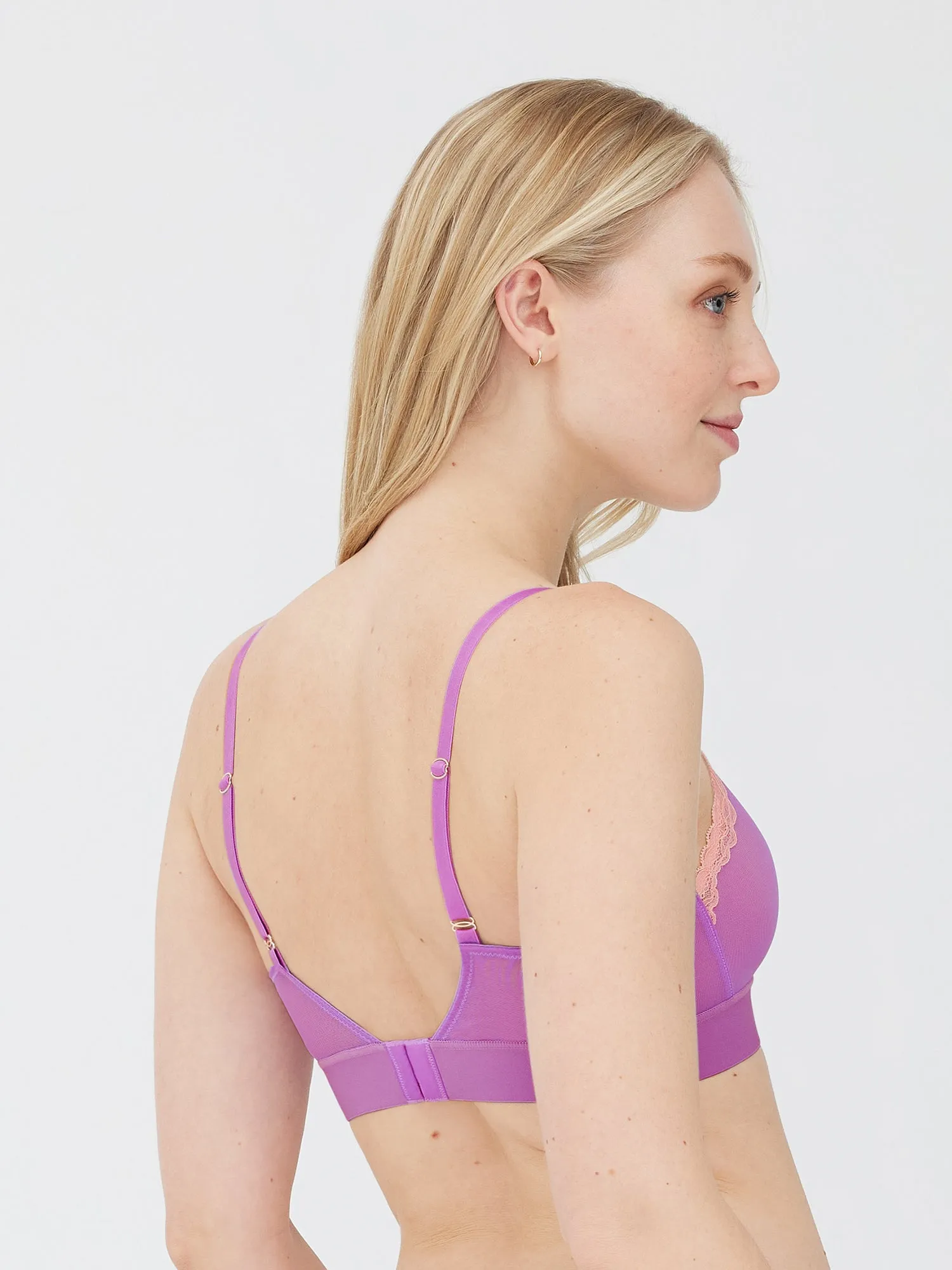 Passion Mesh Plunge Wireless Bra