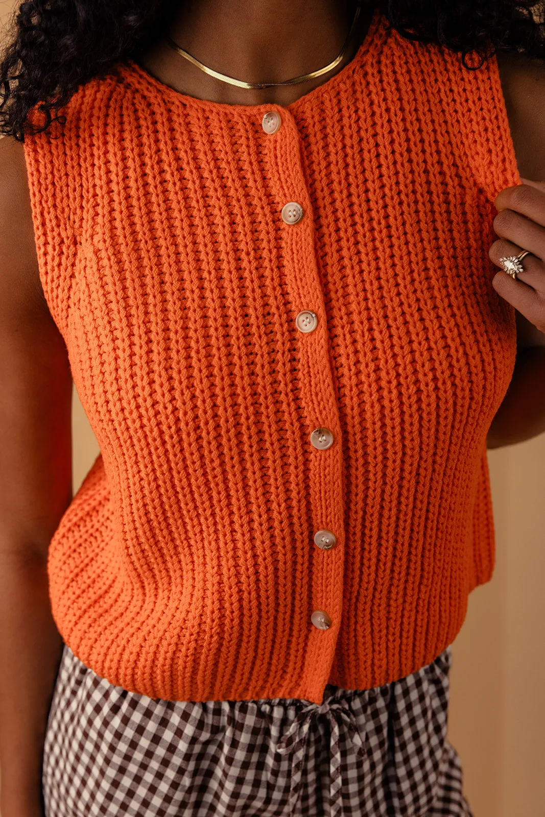 Peace Of Mind Button Vest