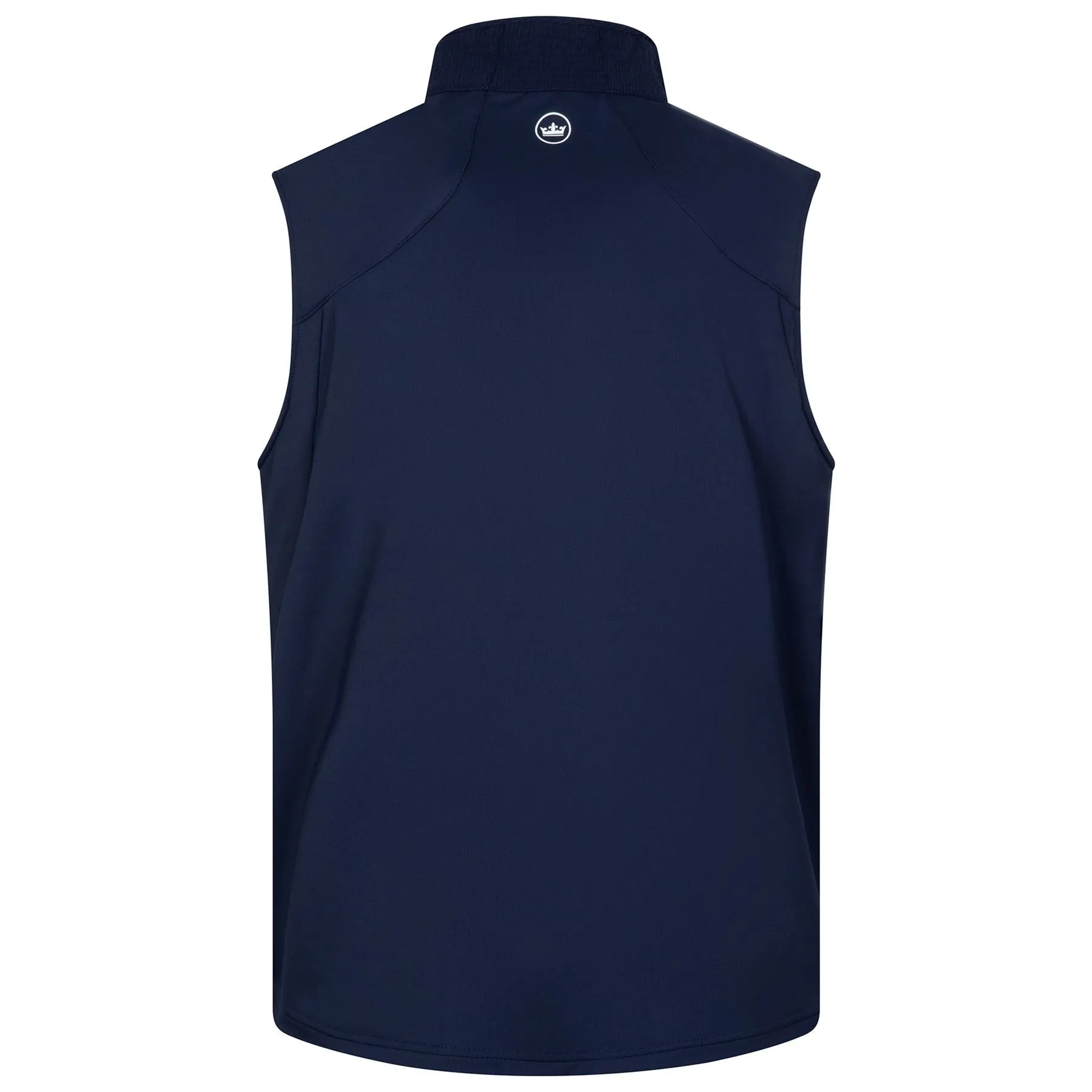 Performance Seersucker Hyb Vest Navy