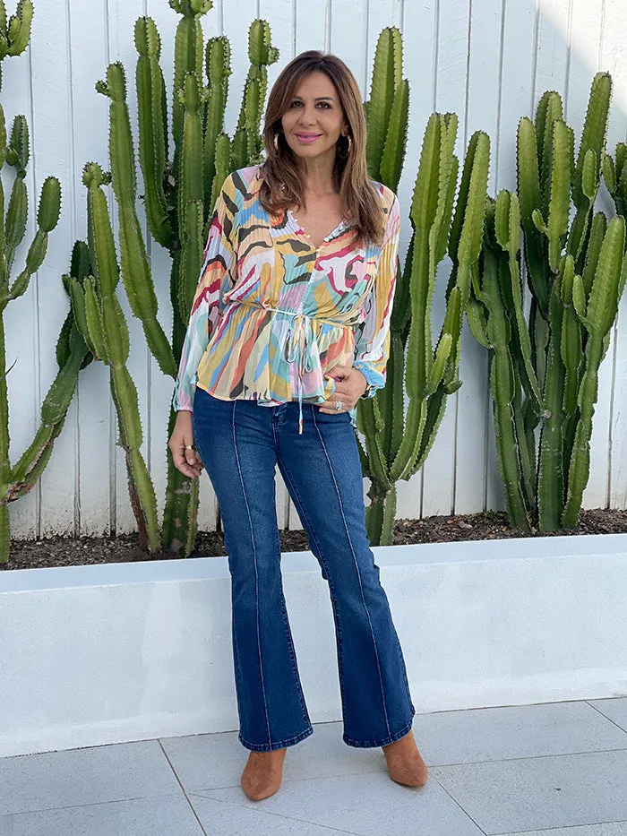 Picasso Pleated Top
