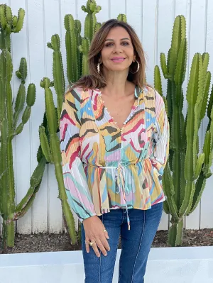 Picasso Pleated Top