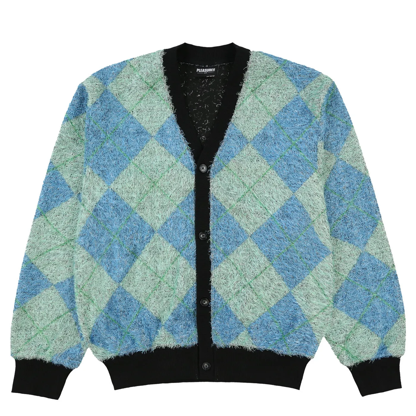 Pleasures Men Rev Cardigan Aqua