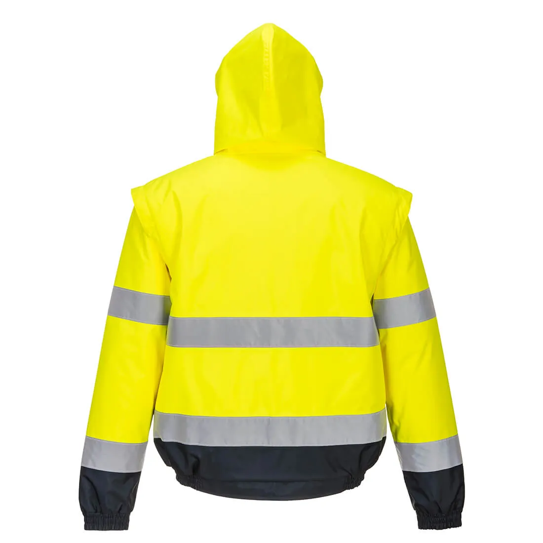 Portwest Hi-Vis 2-in-1 Contrast Bomber Jacket
