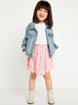 Printed Ruffle-Trim Skirt for Toddler Girls