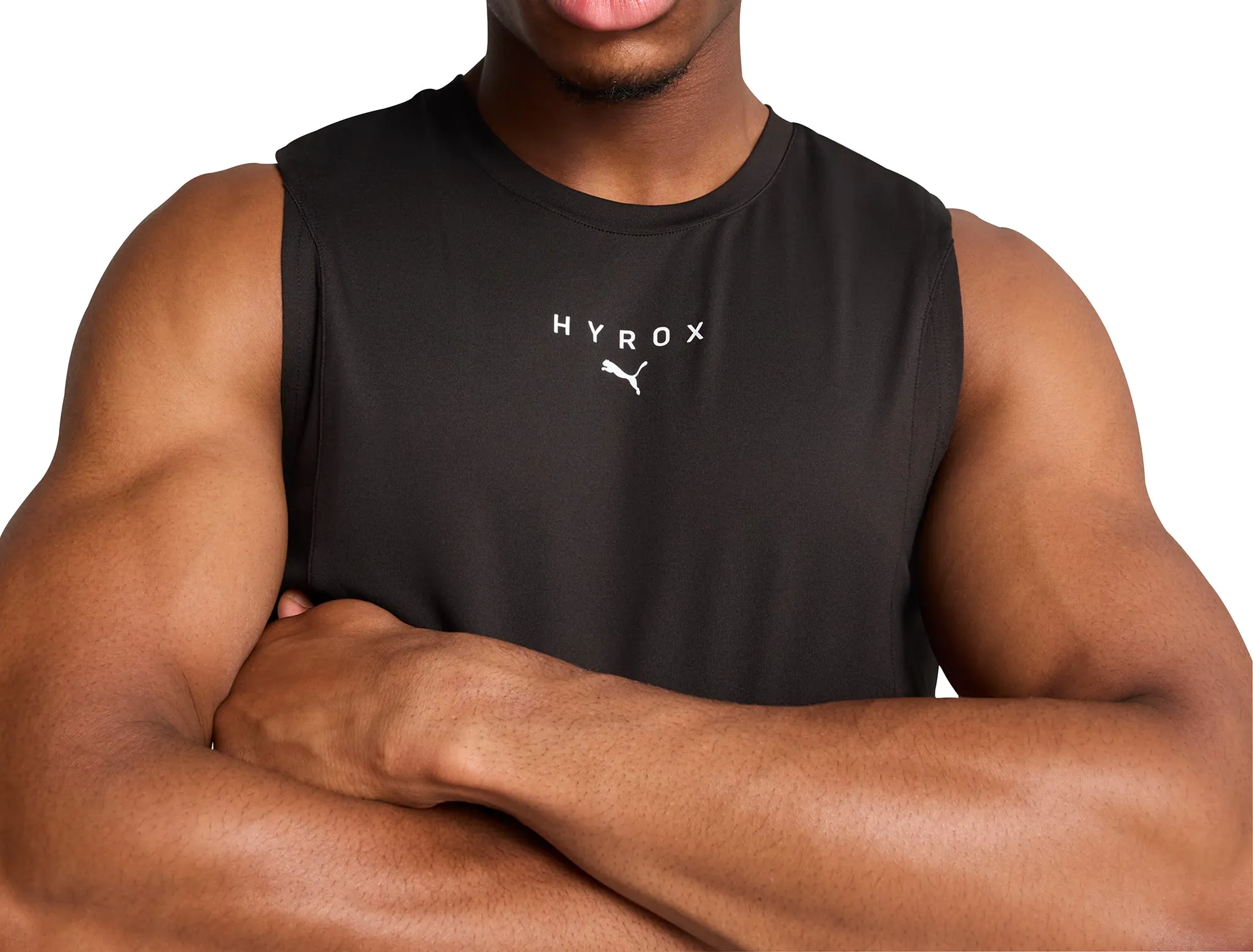 Puma X HYROX Cloudspun Mens Training Vest - Black