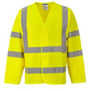 PW HI-VIS VEST - Long Sleeve | Day/Night | Velcro Close