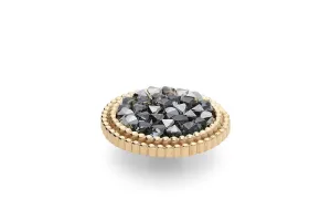 Qudo Fabero 15mm Gold Topper - Metallic Silver