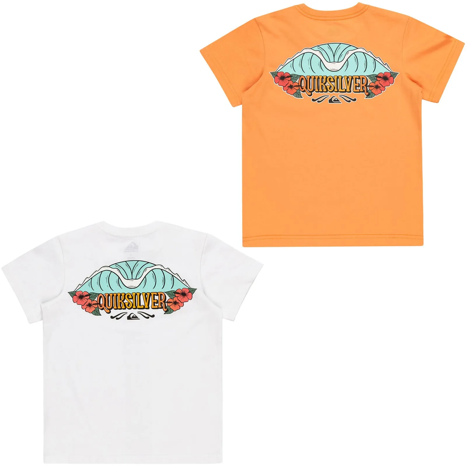 Quiksilver Kids Tropical Fade Short Sleeve Crew Neck T-Shirt
