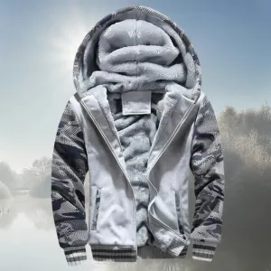 Quinn hooded zip-up fleece jacket