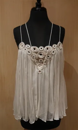 Rachel Roy Ivory Lace Top
